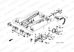 F-16 REAR FORK / DRIVE CHAIN (1)