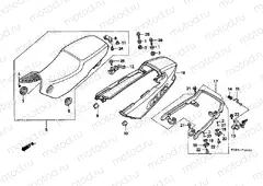 F-16 SEAT / REAR ENGINE HOUSING