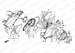 F-16 STEP PANEL / ENGINE SIDE COVER