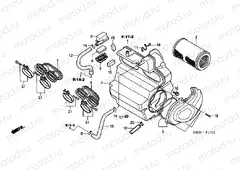 F-17-1 AIR FILTER (CB600F3 / 4/5/6)