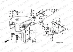 F-17-1 FUEL TANK / FUEL PUMP (VT1100CV / CW / C2)