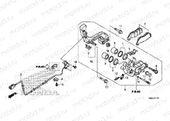 F-17-1 REAR BRAKE CALIPER (VFR1200F) buy cheap online