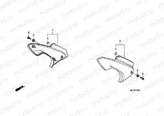 F-17-1 SIDE COVER (CBF600S8 / SA8 / N8 / NA8)