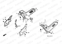 F-17-1 SIDE COVER (CBR1000FK)