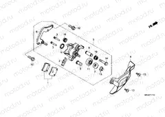 F-17-10 PARKING BRAKE CALIPER