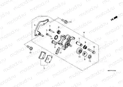 F-17-10 PARKING BRAKE CALIPER