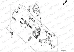 F-17-10 PARKING BRAKE CALIPER