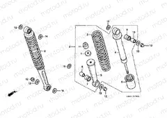F-17-2 REAR SHOCK ABSORBER (ST70L)