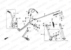 F-17 PEDAL / PULSE ARM LEVER