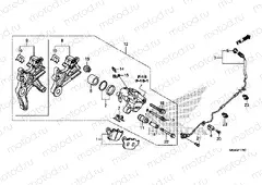 F-17 REAR BRAKE CALIPER
