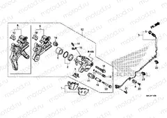 F-17 REAR BRAKE CALIPER