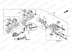 F-17 REAR BRAKE CALIPER
