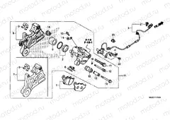 F-17 REAR BRAKE CALIPER