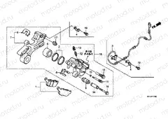 F-17 REAR BRAKE CALIPER