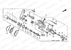 F-17 REAR BRAKE CALIPER