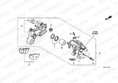 F-17 REAR BRAKE CALIPER