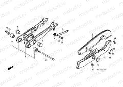 F-17 REAR FORK / CHAIN CABINET (C50DF / DG)