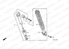 F-17 REAR SHOCK ABSORBER
