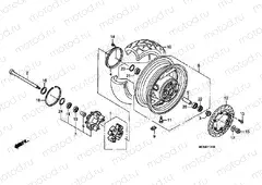 F-17 REAR WHEEL
