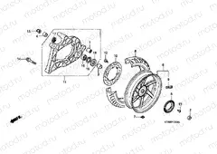 F-17 REAR WHEEL / SWING
