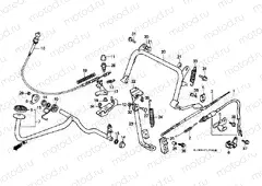 F-17 SUPPORT / BRAKE PEDAL (CH125E / G)