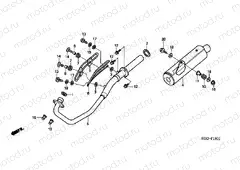 F-18-1 EXHAUST DRUM (FS1254 / 5/6/8)