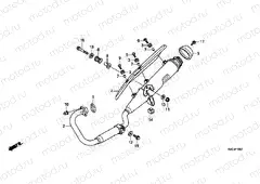 F-18-1 EXHAUST DRUM (GLH125SH)