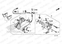 F-18-1 REAR BRAKE CALIPER (CBR600RA)