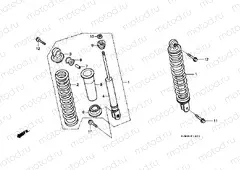 F-18-1 REAR SHOCK ABSORBER (CH125G / J / L / M / N / P / R)
