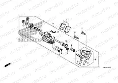 F-18-10 PARKING BRAKE CALIPER