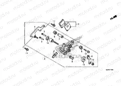 F-18-10 PARKING BRAKE CALIPER