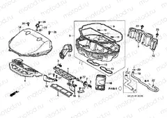 F-18 AIR FILTER (CBR900RRY, 1 / RE1)
