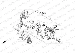 F-18 FRONT BRAKE CALIPER