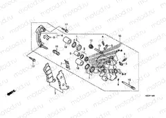 F-18 FRONT BRAKE CALIPER
