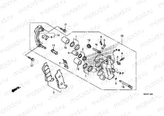 F-18 FRONT BRAKE CALIPER (SH125, D / SH150, D)