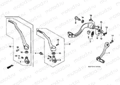 F-18 PEDAL / PUSHING ARM LEVER