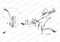 F-18 PEDAL / PUSHING ARM LEVER