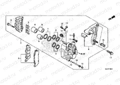 F-18 REAR BRAKE CALIPER