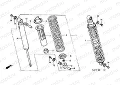 F-18 REAR SHOCK ABSORBER