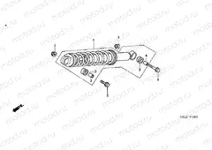 F-18 REAR SHOCK ABSORBER
