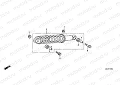 F-18 REAR SHOCK ABSORBER