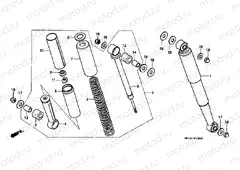 F-18 REAR SHOCK ABSORBER (C50DF / LAG / G / DG / SN)