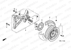 F-18 REAR WHEEL