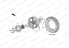 F-18 REAR WHEEL (2)