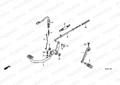 F-19-1 PEDAL (GLH125SH)