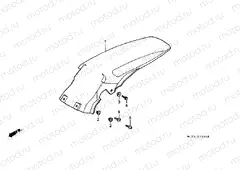 F-19-1 REAR FENDER (CR500RM-)