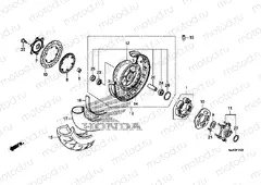 F-19-20 REAR WHEEL (VT750CS / C2S)