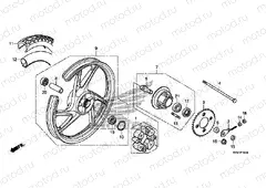 F-19-30 REAR WHEEL (NF1003WH)