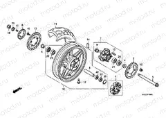 F-19-40 REAR WHEEL