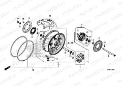 F-19-40 REAR WHEEL